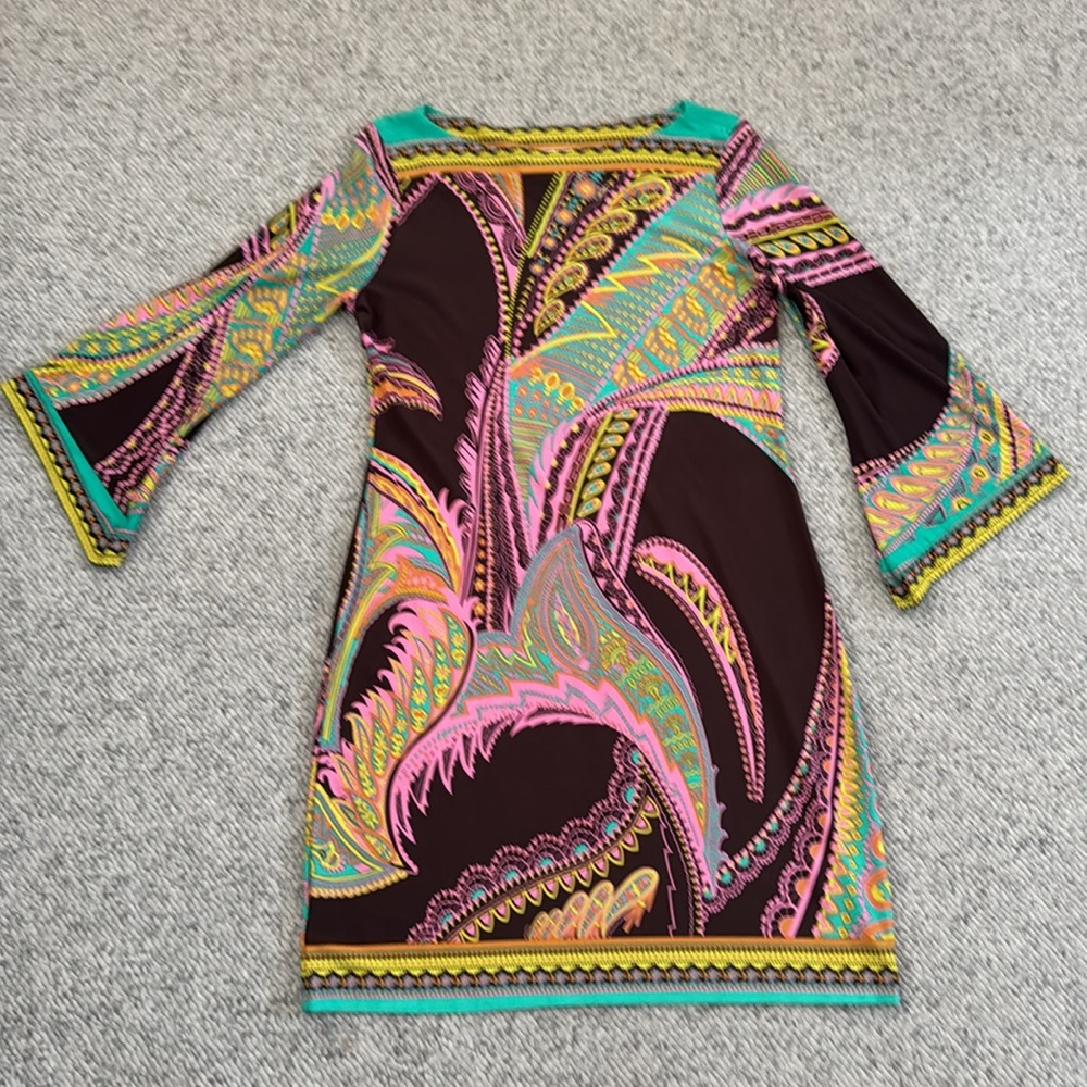 Boho Paisley Print Dress - Picture 4 of 8